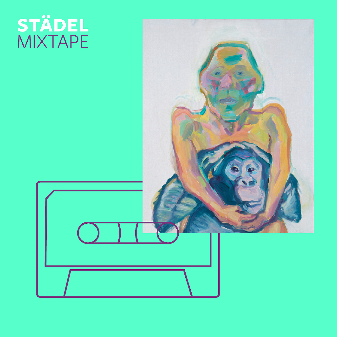 #31 Maria Lassnig - Selbstporträt mit Affen (Geliebte Vorväter), 2001