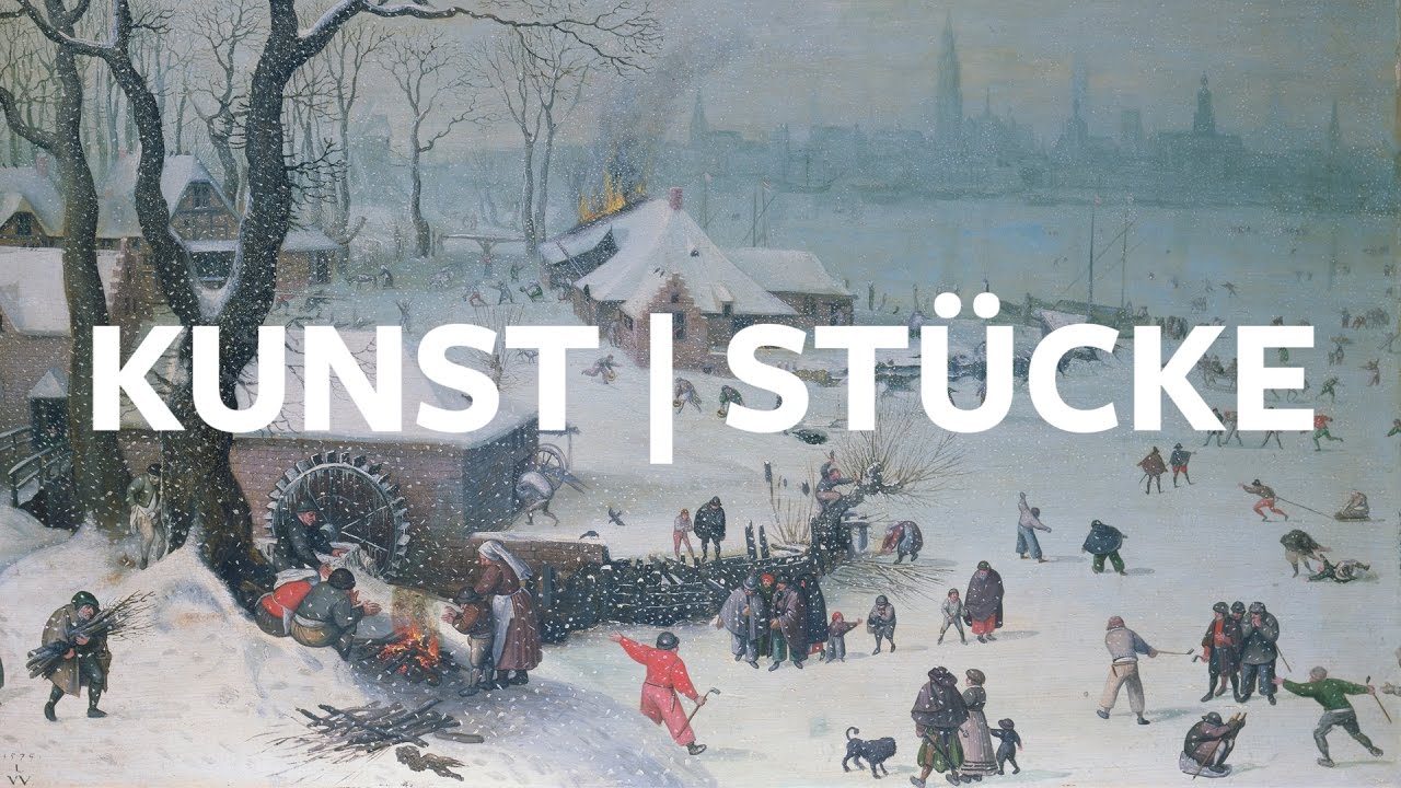Kunst|Stück – Lucas van Valckenborch: Winterlandschaft bei Antwerpen mit Schneefall