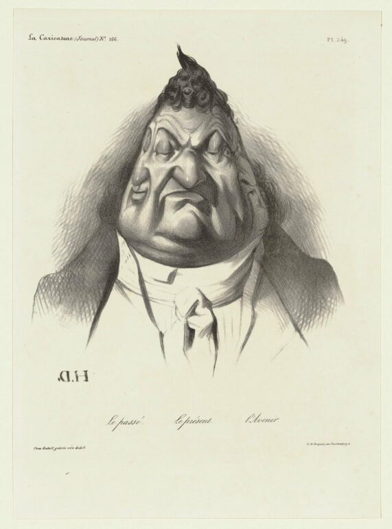 2024_Daumier_Pressebild_Le Passe le present lavenir_Die Vergangenheit die Gegenwart die Zukunft_1834