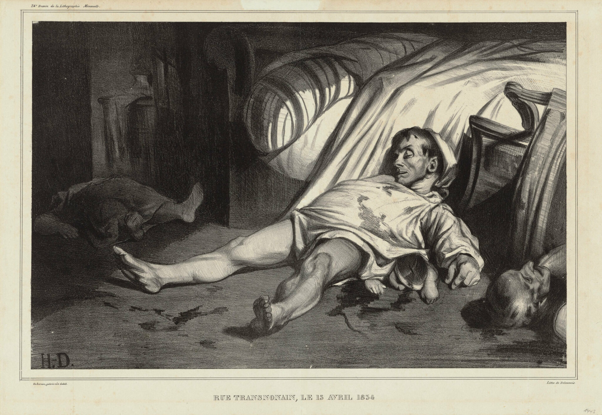2024_Daumier_Pressebild_Rue Transnonain le 15 avril 1834_Rue Transnonain am 15 April 1834