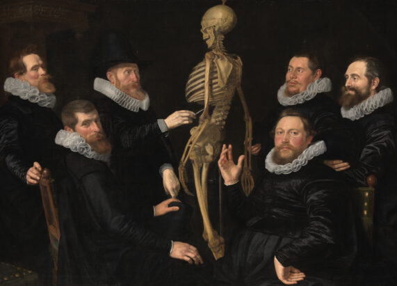 St presse Werner van den Valckert oder Nicolaes Eliasz Pickenoy zugeschr Die Osteologie Vorlesung des Dr Sebastiaen Egbertsz 1619