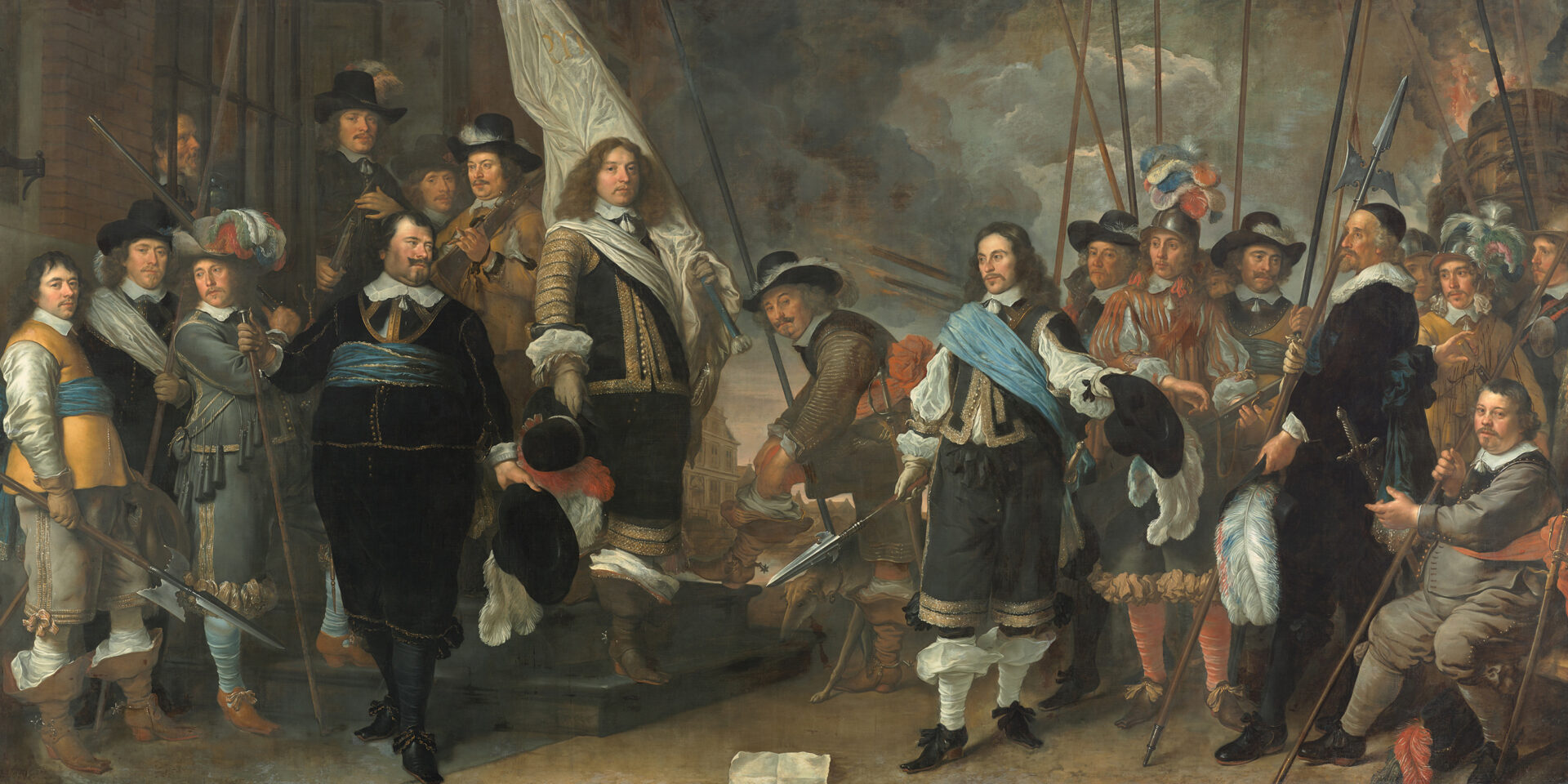 St presse Govaert Flinck Aufzug der Armbrust Voetboog Schuetzen unter Hauptmann Joan Huydecoper und Leutnant Frans van Waveren 1648 50