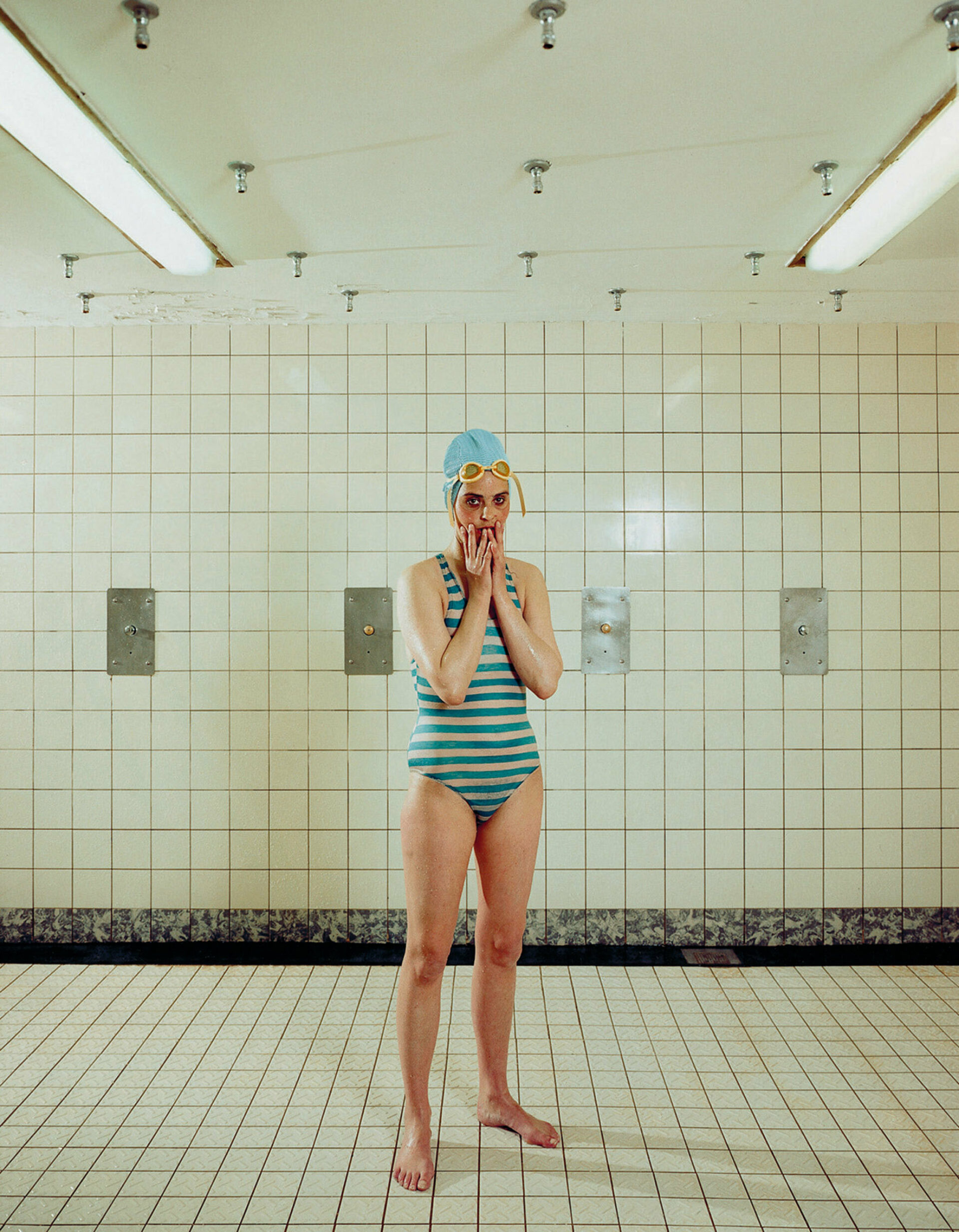 St presse Rineke Dijkstra Selfportrait Marnixbad Amsterdam June 19 1991