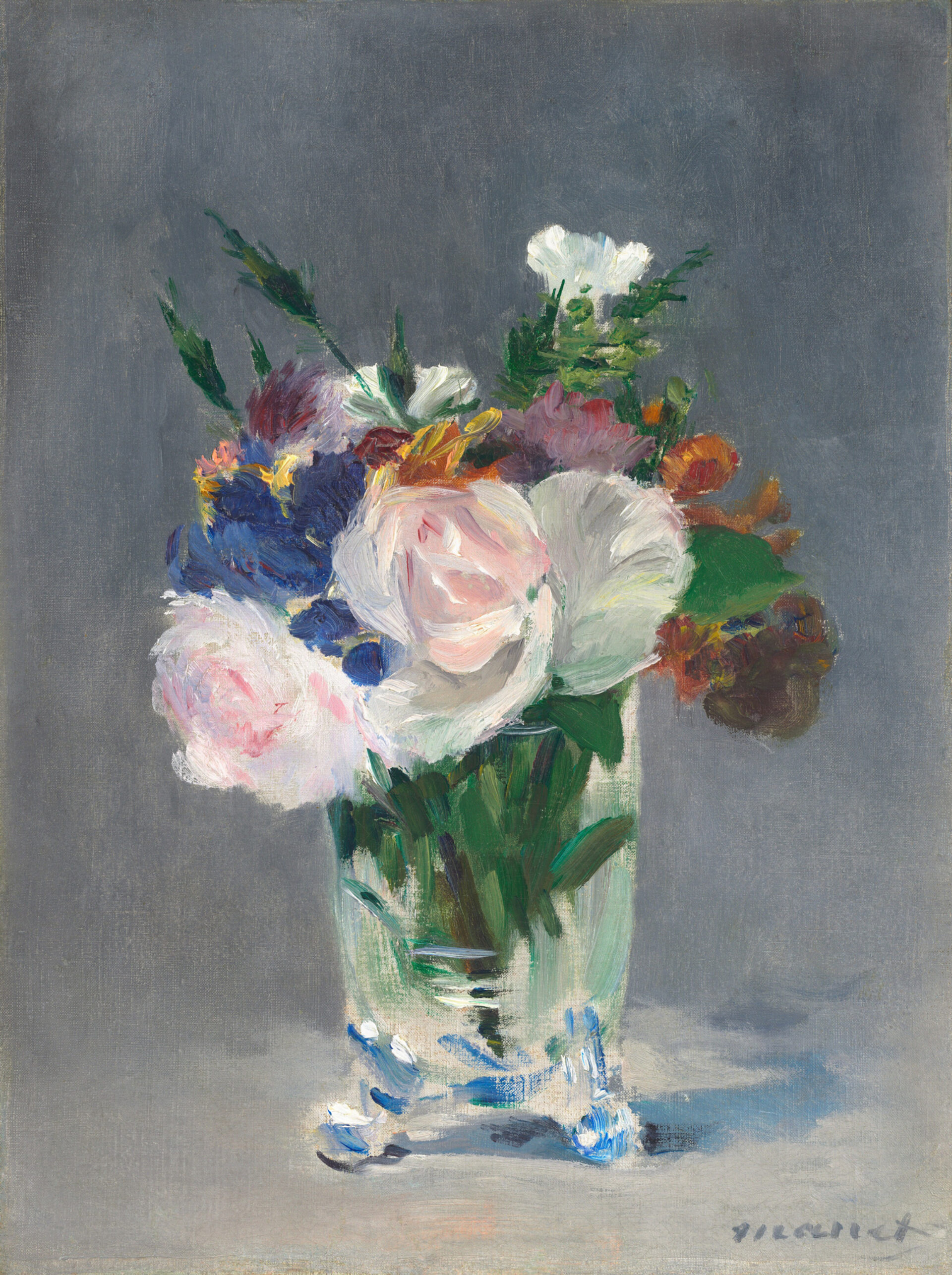 St presse edouard manet blumen in einer kristallvase ca 1882 web