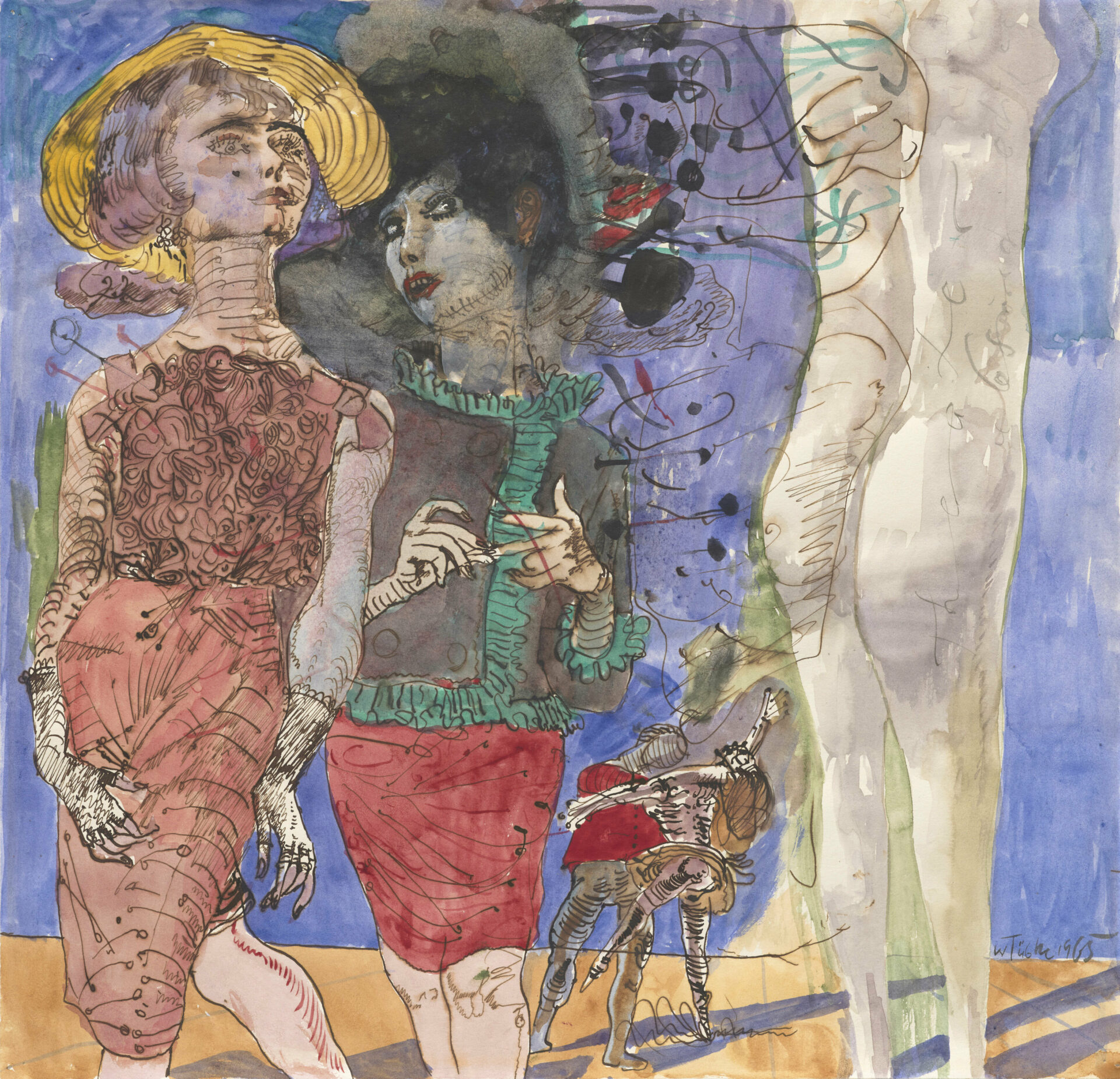 St presse werner tuebke frauen auf der strasse zu lebenserinnerungen des dr jur schulze III 1965