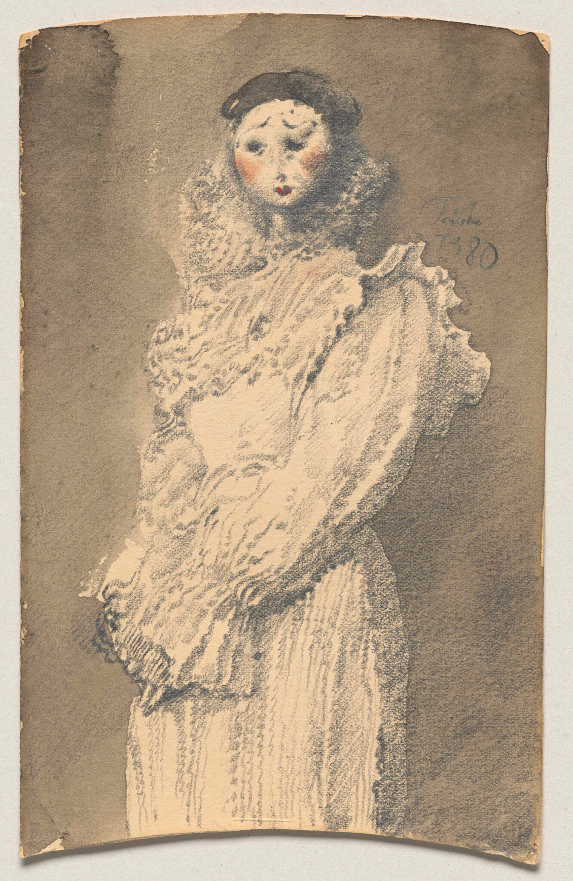 St presse werner tuebke maedchen mit maske 1980