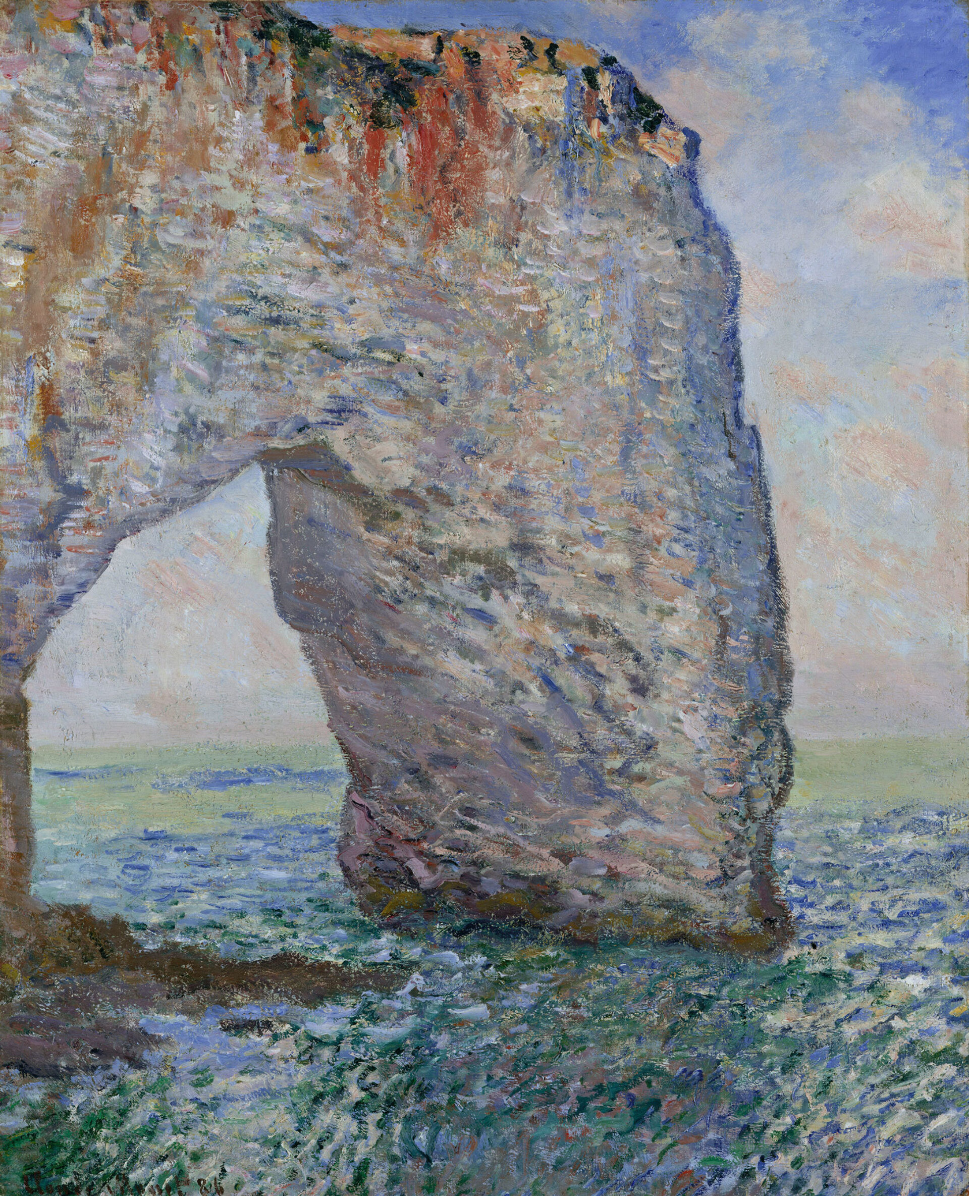 4 st presse claude monet Etretat Die Manneporte 1885 86 web