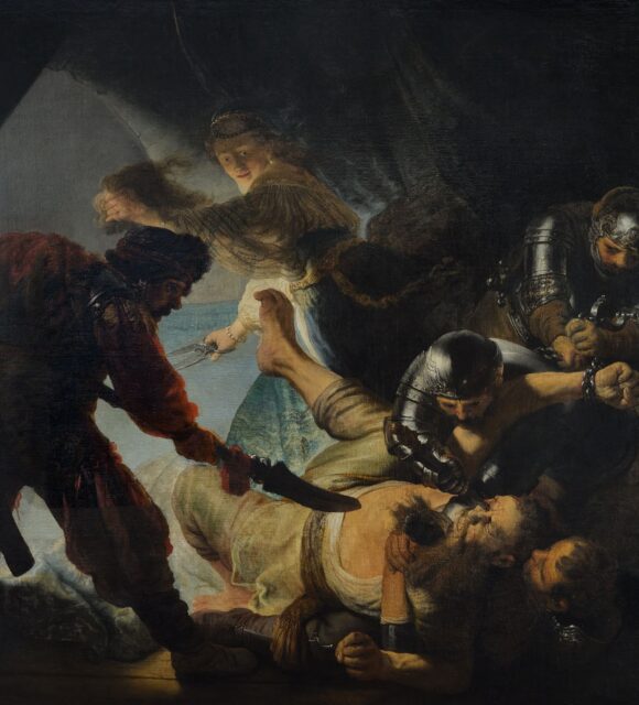 St presse restaurierung rembrandt die blendung simsons 1636 web