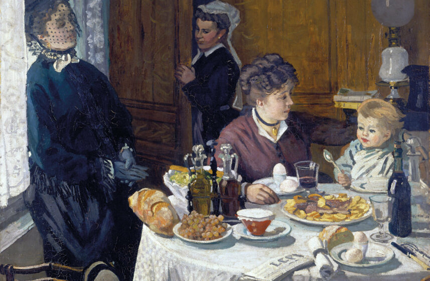 Sg 170 claude monet das mittagessen 1868