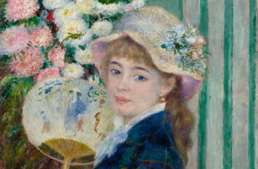 St presse renoir frau mit faecher 1879