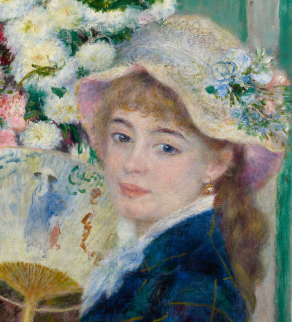 St presse renoir frau mit faecher 1879