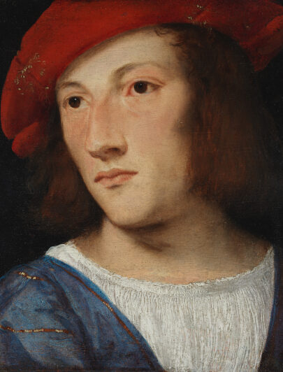 St presse Tiziano Vecellio Bildnis eines jungen Mannes um 1510