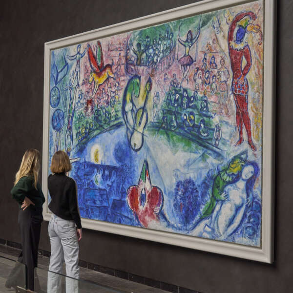 St presse ausstellungsansicht chagall commedia dell arte norbert miguletz 3